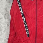 Tommy Hilfiger  Jacket Womens Small Red Windbreaker Preppy‎ Nautical Streetwear Photo 5