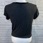 LA Hearts T-Shirt Cropped Striped Yin/Yang-Small Photo 2