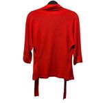 Banana Republic XS Orange Open Front Cardigan Sweater With Belt Photo 1