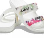 Crocs NWT Unisex Classic Tie-Dye Graphic Slide Sandal Slip On Shoes W7/M5 Photo 1