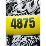 Unique Vintage Black White Paisley Wrap Tie Front Sleeveless Blouse Top M Photo 6