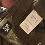 Simple Society Women's Olive Straight Leg Super High Rise Cargo Pants Photo 7