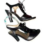 Kate Spade  Leather With Suede Lace Up and Tongue Chunkier Heels‎ Size 7 Photo 3