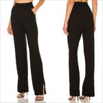 NBD  Granada Side Slit Pockets High Waisted Flare Trousers Pants in Black Size XS Photo 2