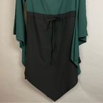 Pirate Wench Halloween Costume Women Long Bell Sleeves Corset Asymmetrical Hem Green Size L Photo 12