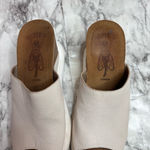 Fly London  Of White Leather platform slide mules sandals size 39/US 9 9.5 Photo 2