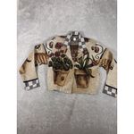 Vintage Painted Pony Tapestry Jacket O/S Floral Cottagecore Grannycore Bees Size undefined Photo 3