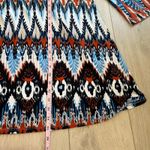 Karen Kane   Mazatlan Ikat Print A-Line Trapeze Stretch Dress Size XL Photo 5