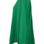 Keen The Label | NWT | M | Kelly Green Ciara Long Sleeve Collared V Photo 4