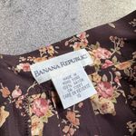 Banana Republic Brown Floral Pleated Mini Skirt Photo 3
