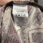 LuLaRoe  Carly Dress Womens Small Brown Red Aztec Geometric SS High Low Hem Photo 7