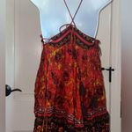 Free People  Casablanca Slip Printed Metallic Mini Dress Size Small Photo 9