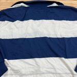 Women's Striped Long Sleeve Oakland Graphic Polo T Photo 5