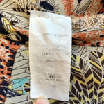 By Together  Sheer Pull On Multicolor Blouse Lace Sleeve Trim Size Large Photo 5