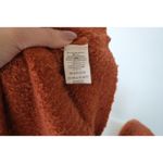 Free People Stormy Cowl Wool Sweater Orange Rust Womens S Photo 4