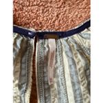 Free People Bop Around Textured Striped Romper Puff Sleeve Dress Size S Photo 7