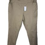 Croft & Barrow  SZ 20W Straight Pants Stretch Pull-On Mid-Rise Flat Front Pockets Photo 0