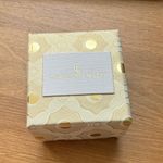 Charlotte and Lexi‎ Bow Cubic Zirconia Sterling Silver Stud Earrings Gold Photo 1