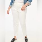 J.Crew NWT  Women’s Essential Straight Jean in All Day Stretch - 31P - White Photo 7