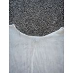 White Birch  Women's White Open Knit Oversized Top Size Large‎ Photo 5