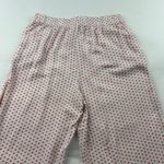 Happily Grey Heart Printed Wide Leg Lounge Pant L White Size L Photo 6