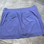 Athleta  Brooklyn Skort Womens 16 Purple Zip Pocket Lined Tennis Golf Mini Skirt Photo 1