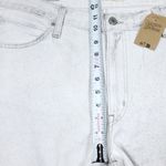 Levi's 94 Baggy White Gray Bleached Noir Straight Leg Jeans Women's Size 34 x 31 Photo 12