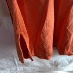 RVCA  Overall Orange Sleeveless Dress with Pockets Womens Medium EUC Linen Bland Photo 7