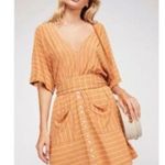 Free People NWT Beach Beach Paradise open back mini dress extra small striped Photo 1