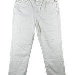 Madewell  Jeans High Rise Slim Boyjean Cropped‎ Denim Casual White Size 10/30 Photo 0