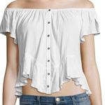 Free People Mint Julep Off the Shoulder Top Photo 1