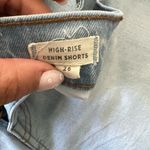 Madewell The High RIse Denim Shorts Light Wash Size 26 Photo 5