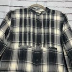 Denim & Supply Ralph Lauren Plaid Flannel Shirt Black White Grunge Festival L Size L Photo 8
