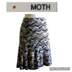 Anthropologie Moth knit chevron trumpet skirt Photo 1