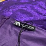 ZARA NWOT DRAPED SHORT DRESS WITH SWEETHEART NECKLINE PURPLE BLOGGERS Fave Photo 7