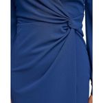 DKNY Donna Karan‎  womens Long Sleeve Wrap Dress Coastal Blue Size 8 Photo 2