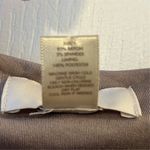 Loft  Women's Ruched Knee Length Dress Beige Cap Sleeve Size S Casual Photo 7