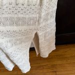 Saltwater Luxe Cream Crochet Knit Sweater Midi Dress Boho Beachy Festival Large Photo 4