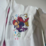 Disney Parks 2014 Zip Up Hoodie White Pink Mickey‎ Mouse Size 2X Photo 3