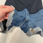 Madewell Over the Belly Denim Shorts Medium Dark Cuffed Jean Shorts MATERNITY 27 Photo 9