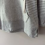 James Perse Standard  Women’s Gray Hoodie Scoop Neck Kangaroo Pocket Size 2/M Photo 1