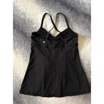 Lululemon  Dance Strap Tank Black Top Criss Cross Size 6 Small Yoga Activewear Photo 1
