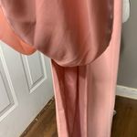 Bariano  BHLDN Peach pleated maxi gown size XS bridesmaid wedding‎ guest summer Photo 9