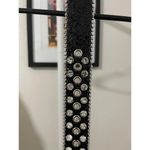 Black Rhinestone Studded Belt Size XL Photo 2