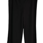 DAVID BROOKS Black Wide Leg Sailor Button Accent Dress Pants Women's Size 8 Photo 0