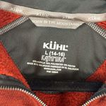 Kuhl Kashmira Mens Sweater Red Fleece 1/4 Zip Pullover Outdoor Hiking Size Large Photo 6