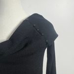 Culture Code Dress Women L Black Cowl Neck Minimal Modest Holiday Ribbed Y2K Size L Photo 3