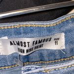 Almost Famous  Blue Denim Mini Skirt Photo 5