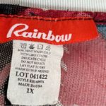 Rainbow Y2K Sheer Floral Maxi Duster L/XL Black Size L Photo 5