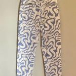 Cotton On  Wavy Print Blue Mom Jeans Size 2 Photo 2